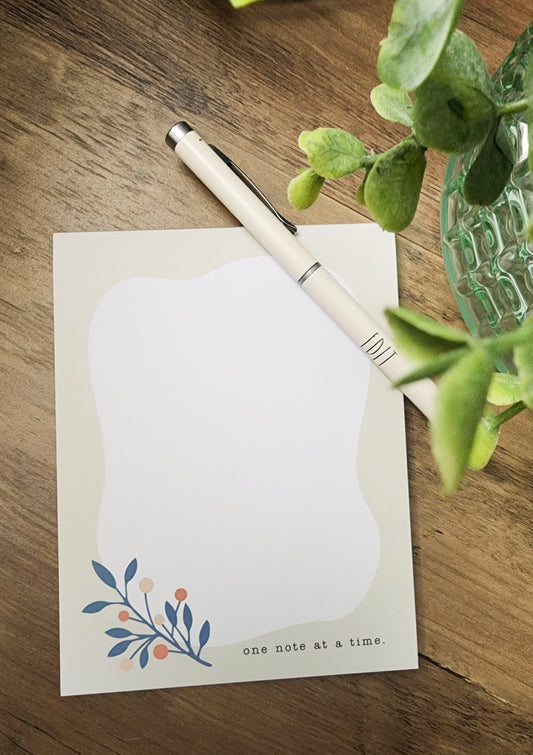 one note at a time, notepad