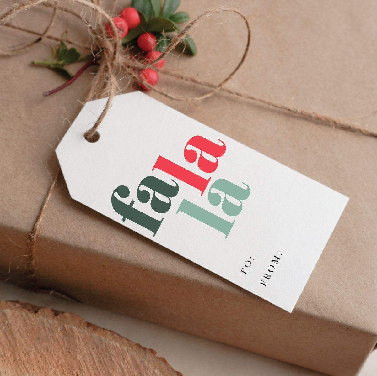holiday gift tag set