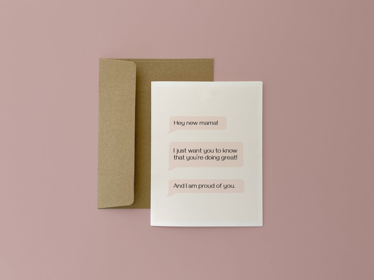 New Mom Card