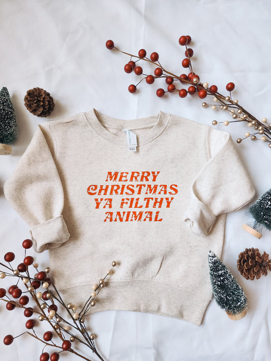 kids merry christmas crew