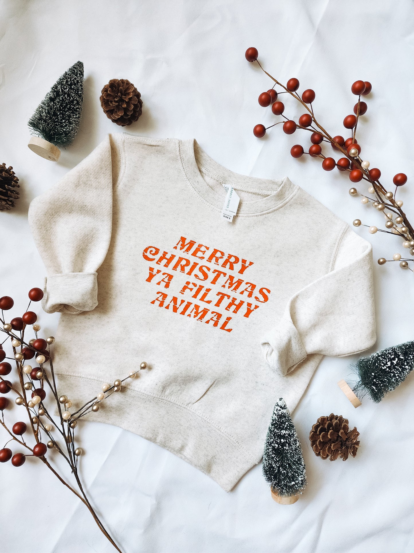 kids merry christmas crew