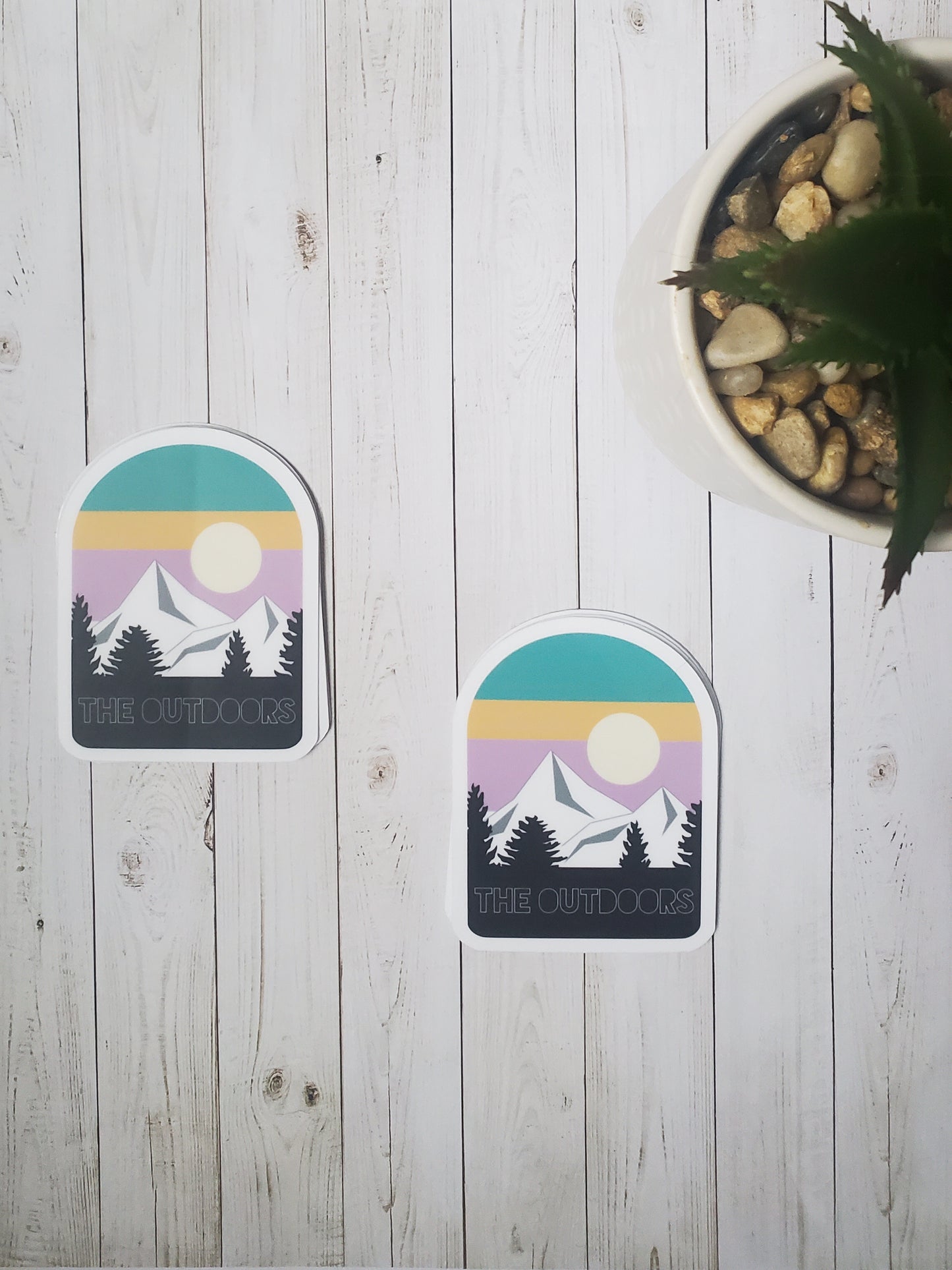the outdoors sticker