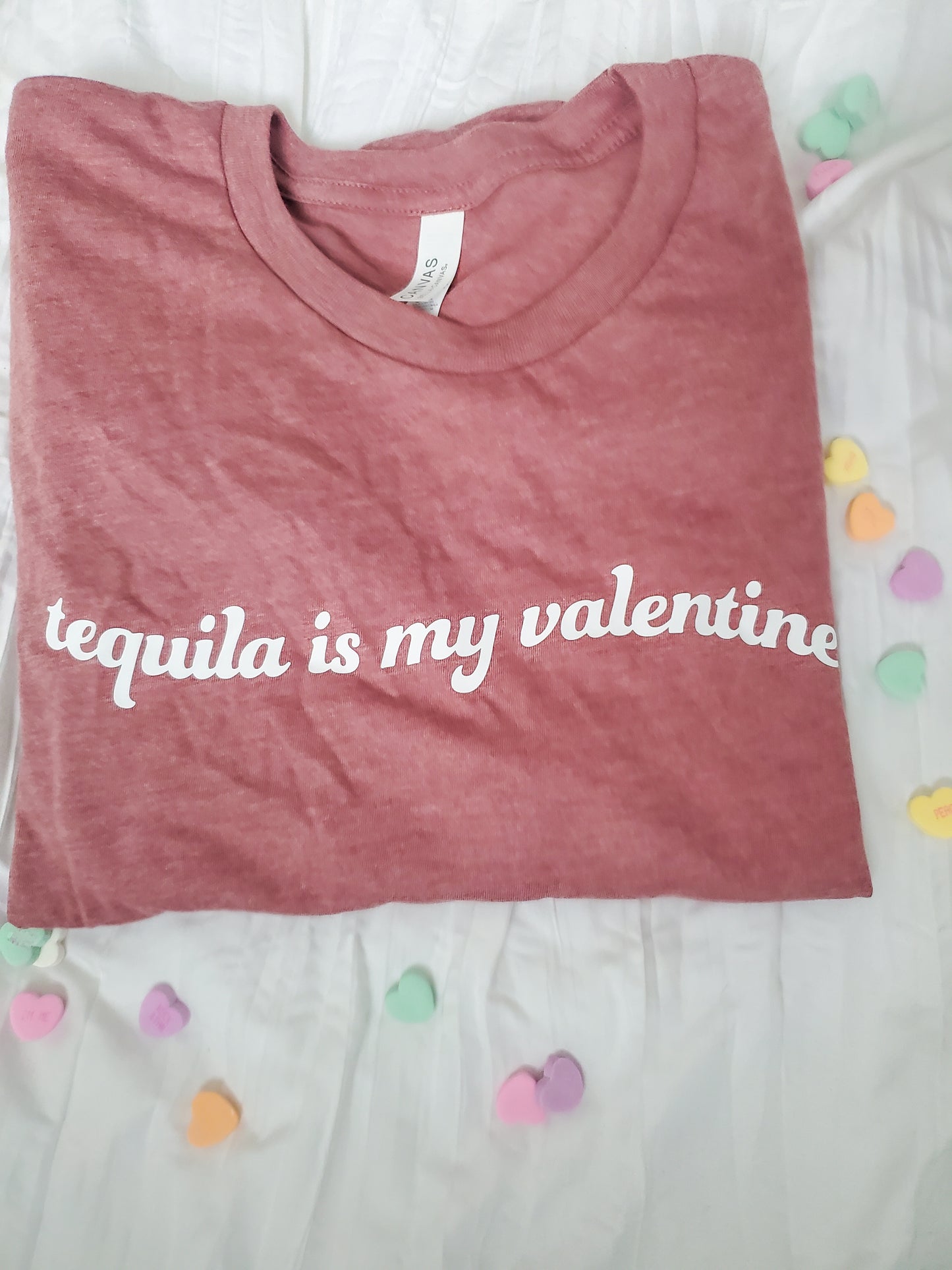 'tequila is my valentine' tshirt