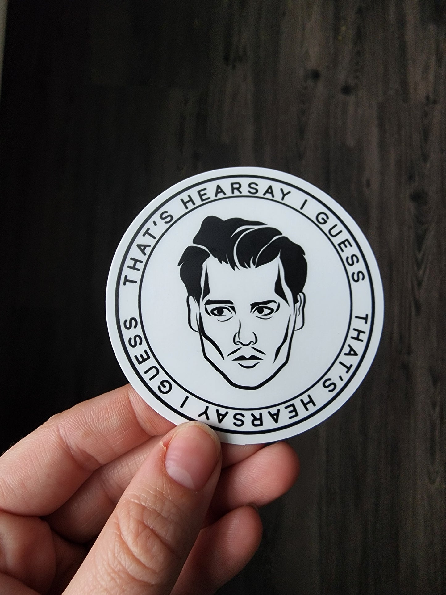 'team depp' sticker