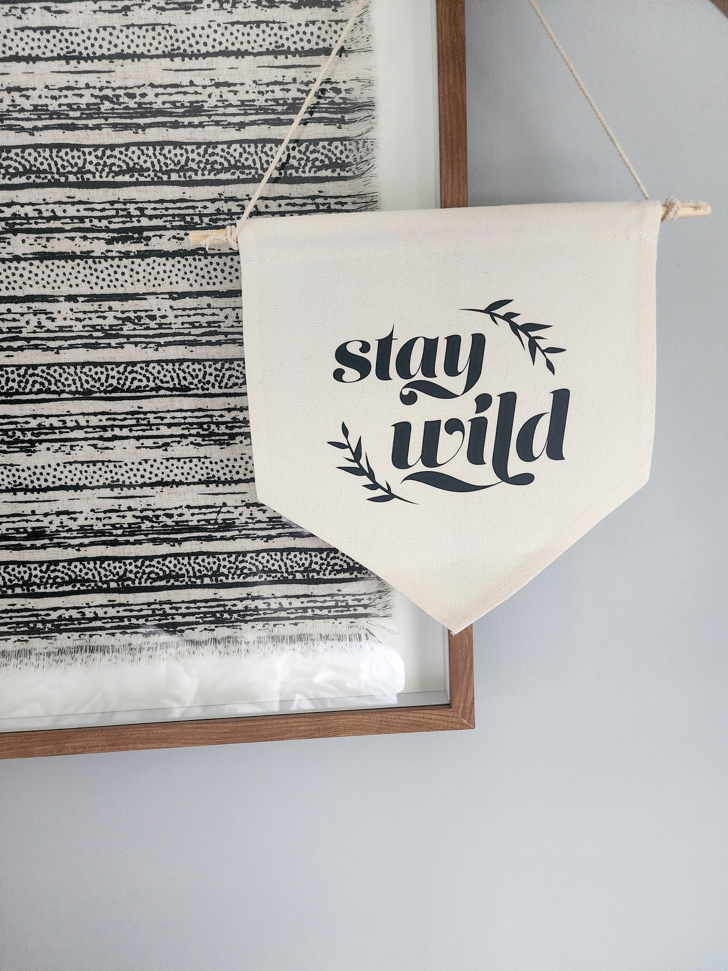 hanging canvas print