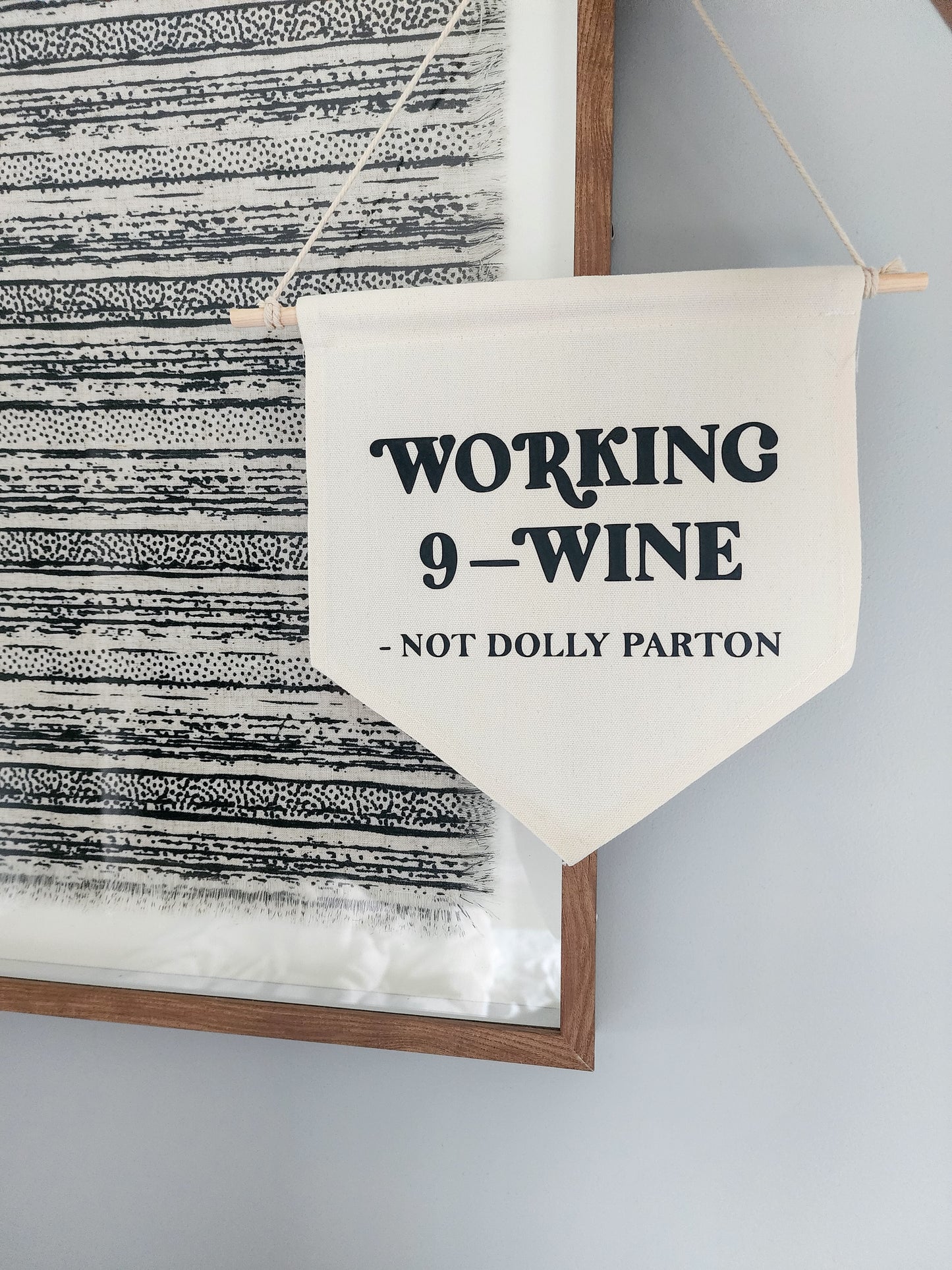 hanging canvas print