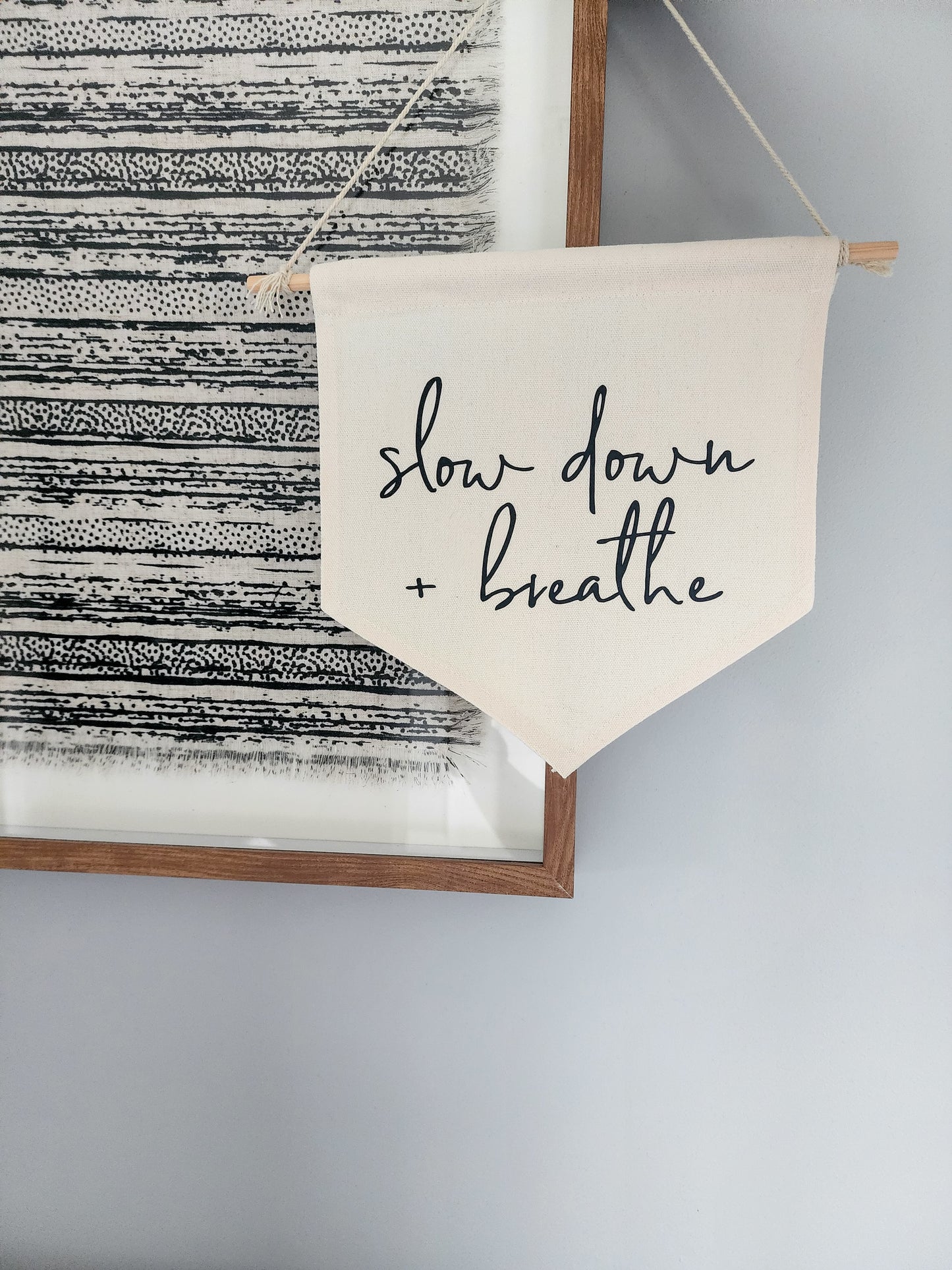 hanging canvas print