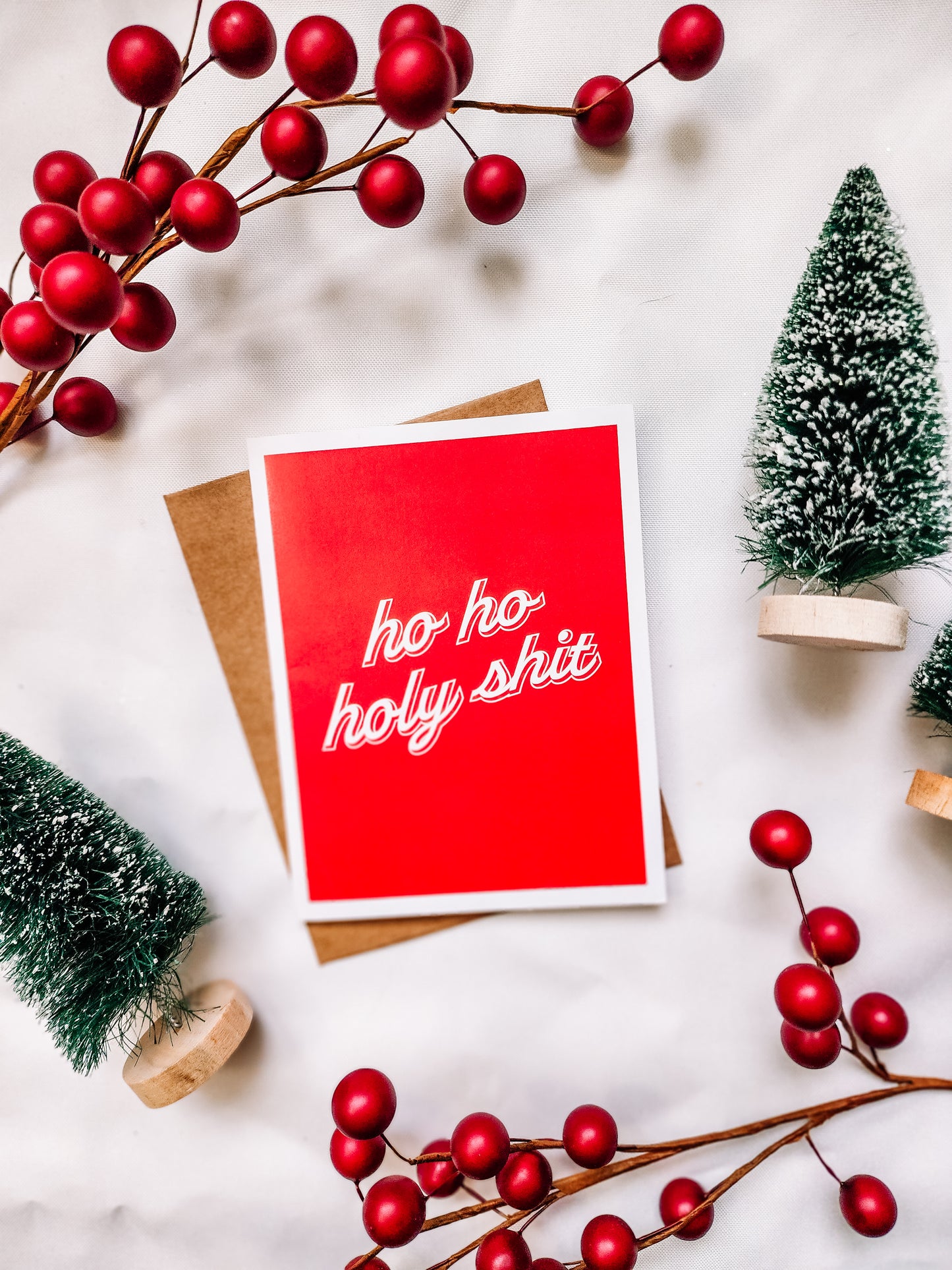 ho ho holy shit card