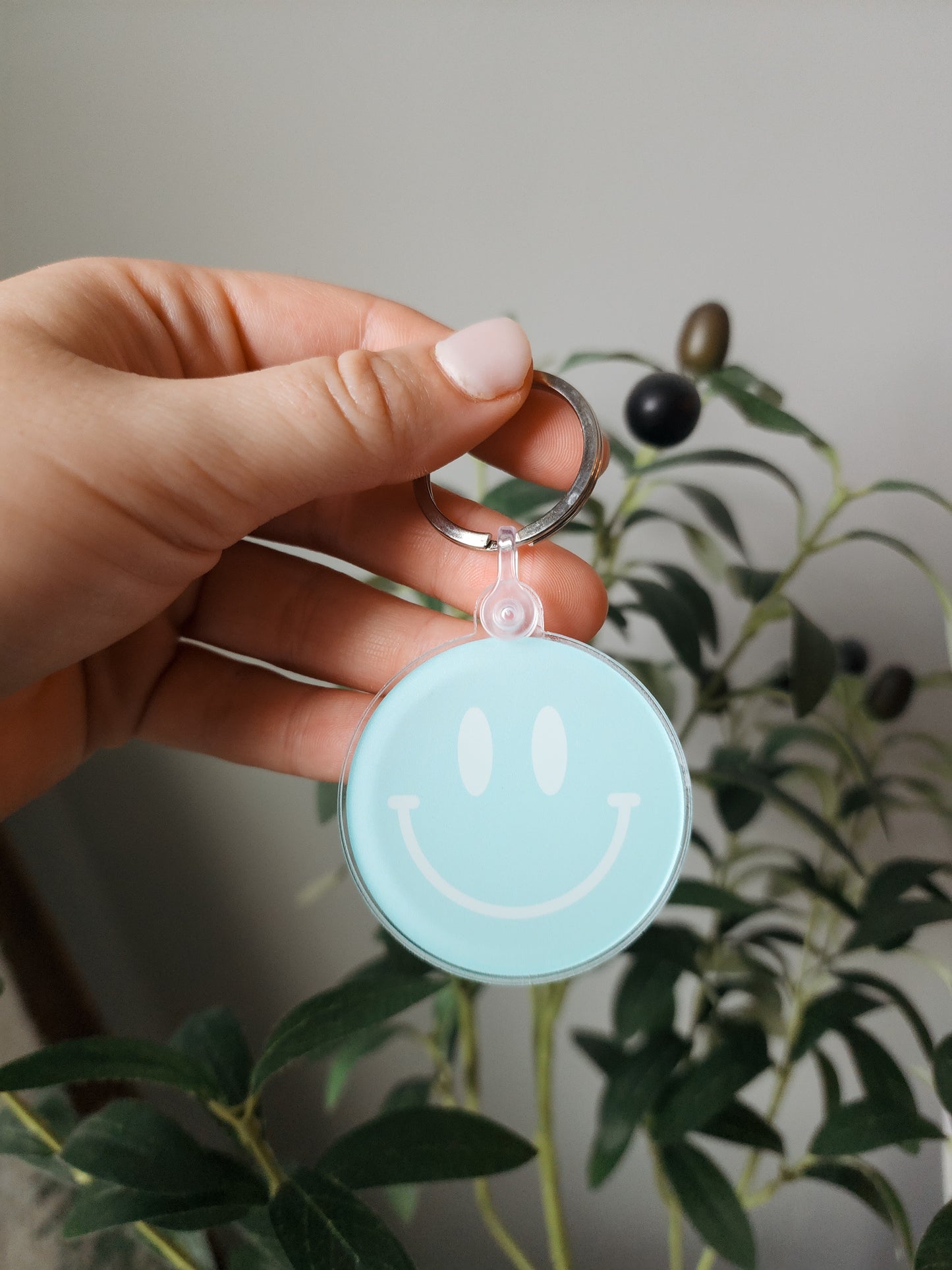 smiley keychain