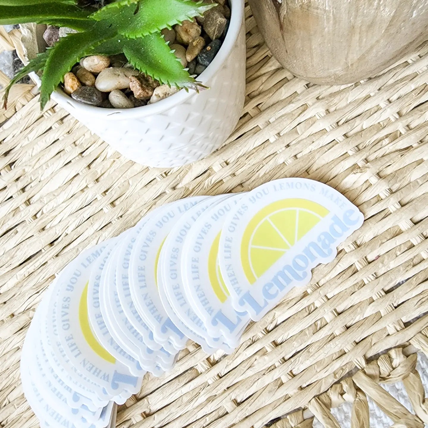 make lemonade sticker