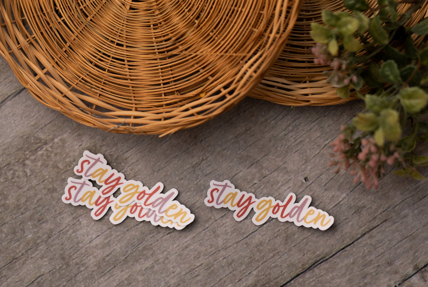 stay golden sticker