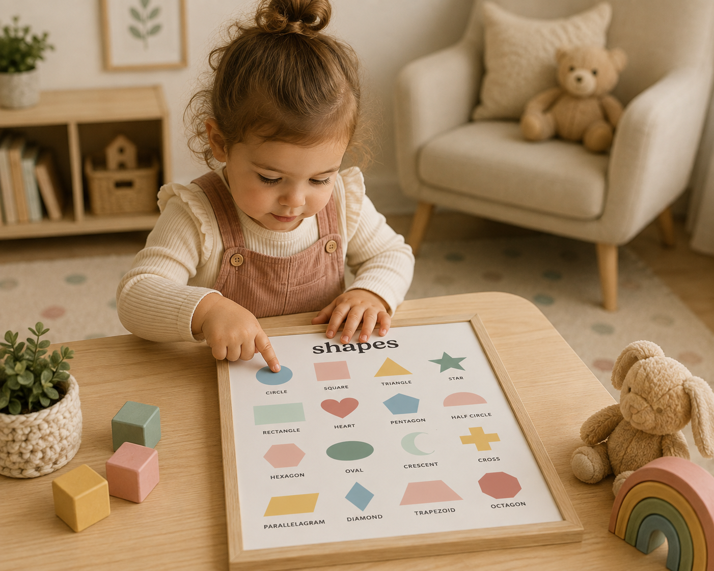 Muted Rainbow Educational Posters