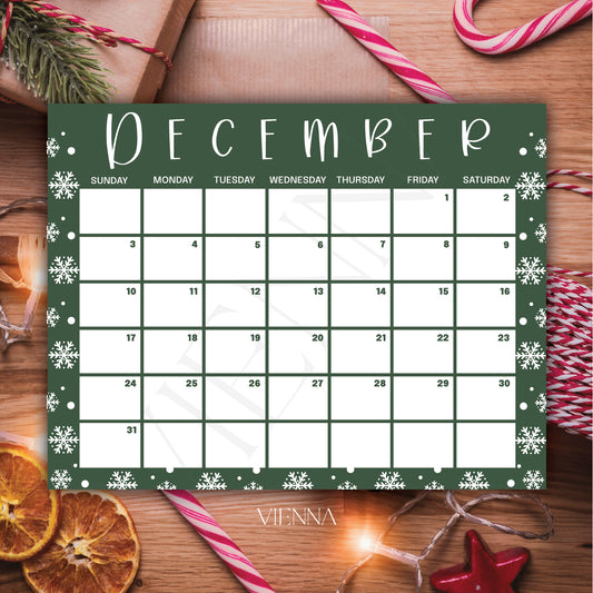 DECEMBER CALENDAR