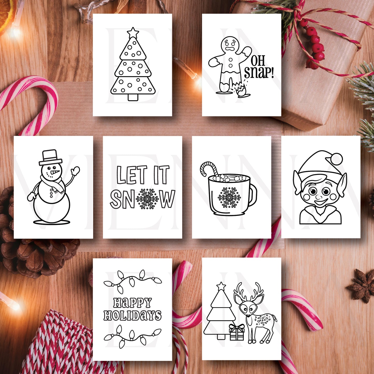 holiday coloring pages