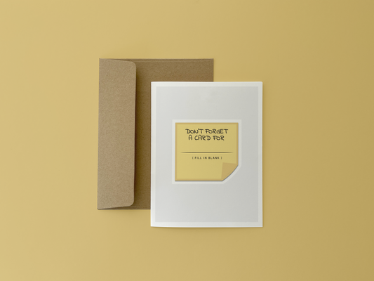 Don't Forget A Card