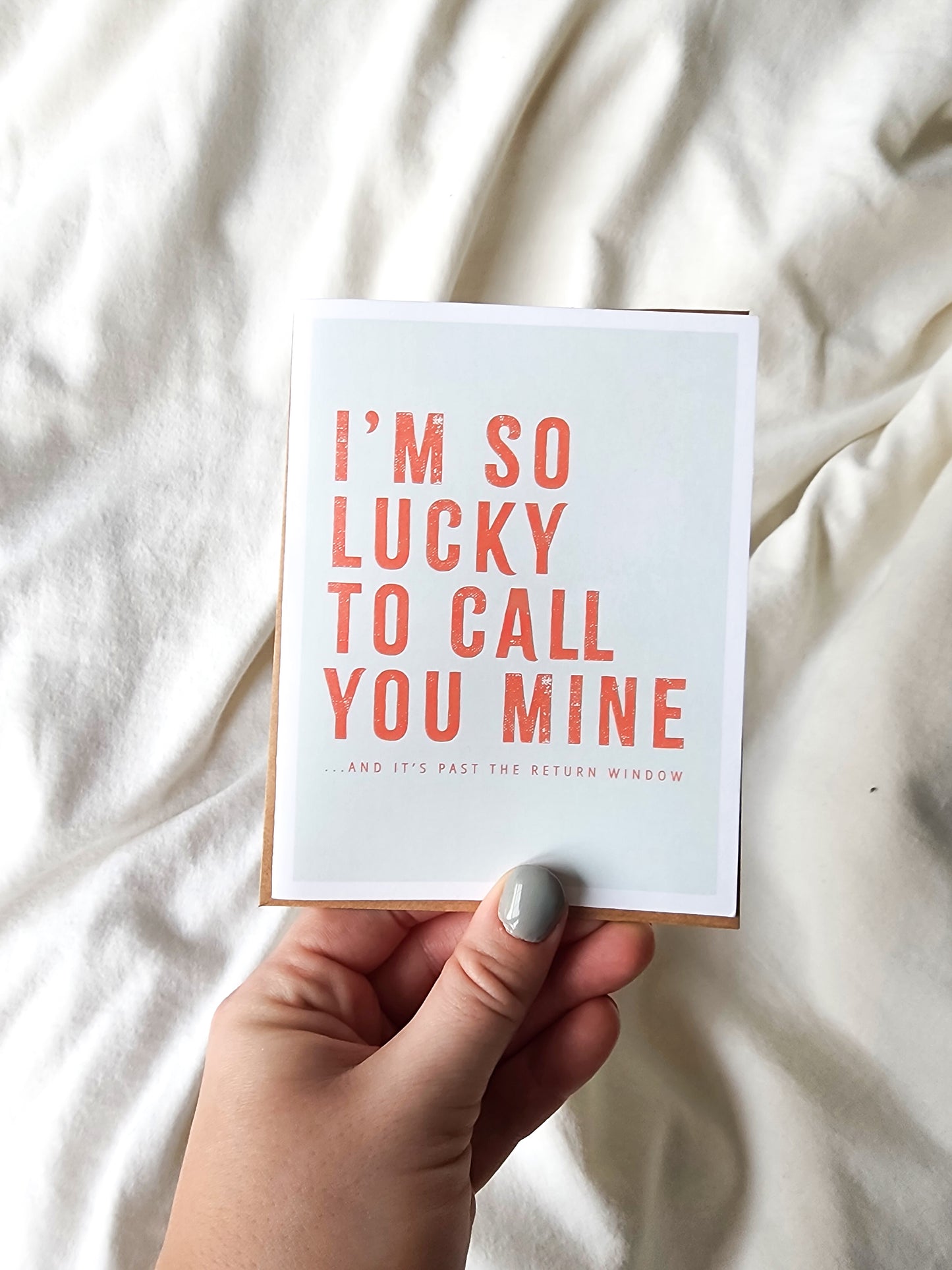 call you mine card