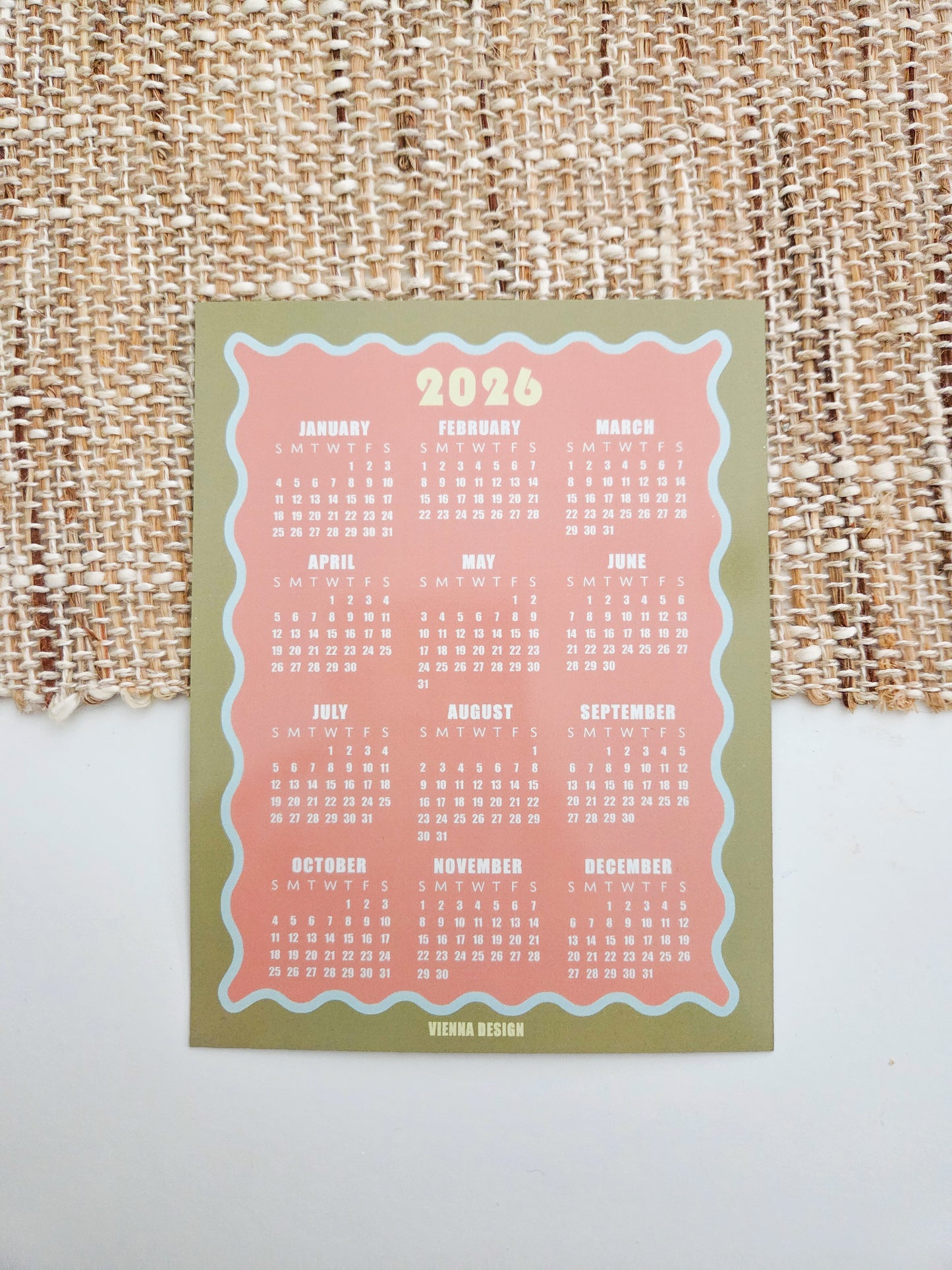 2026 Magnet Calendar
