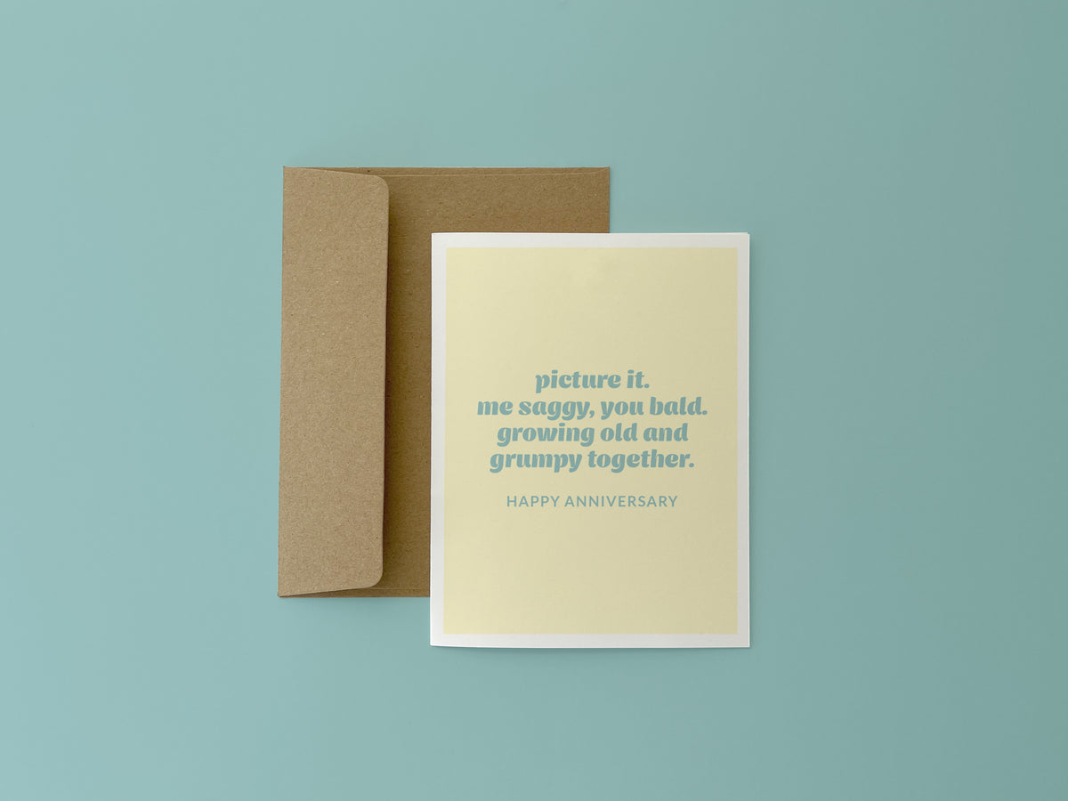 Saggy + Bald Card