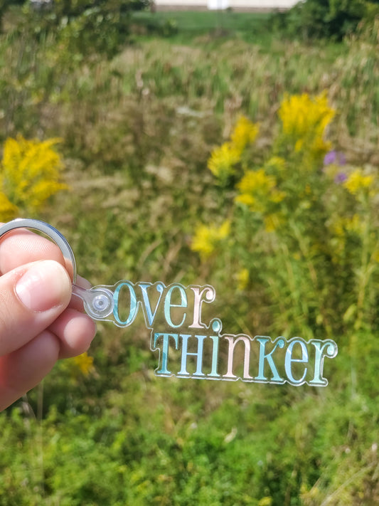 overthinker keychain