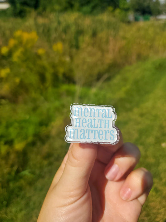 mental health matters pin