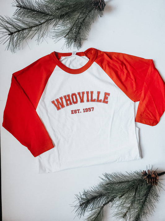 'whoville' baseball tee