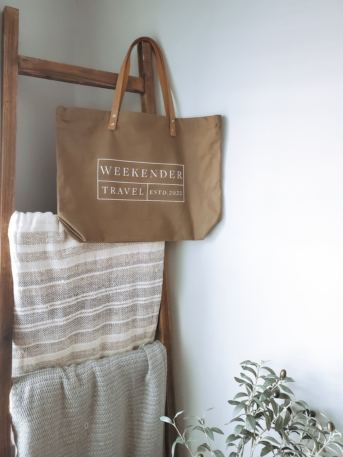 'weekender' large tote