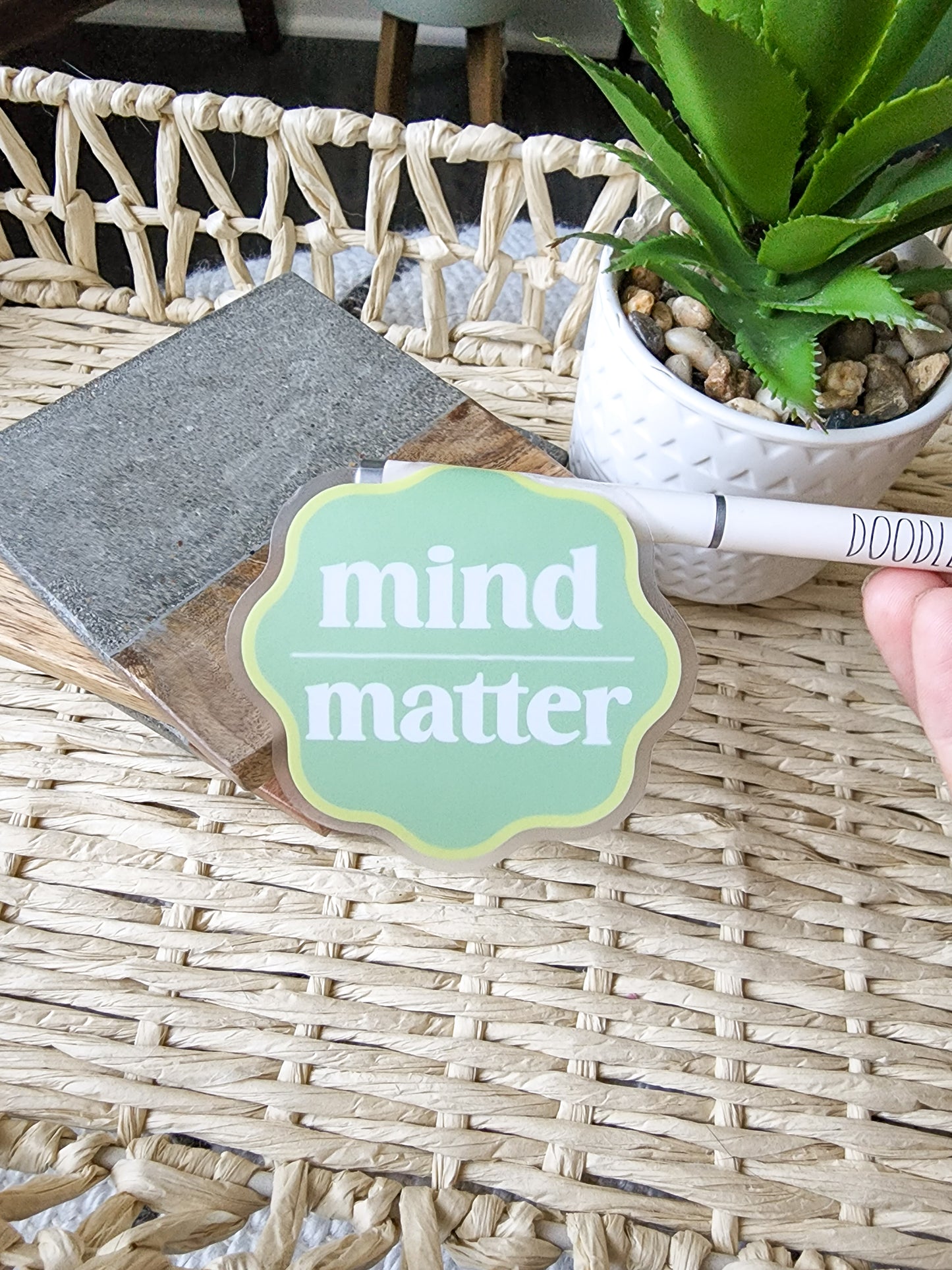 mind/matter sticker