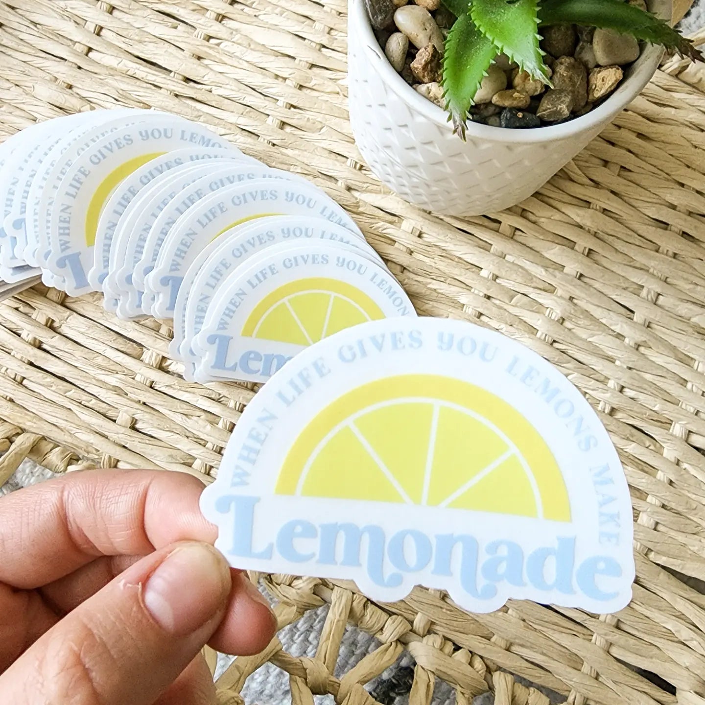 make lemonade sticker