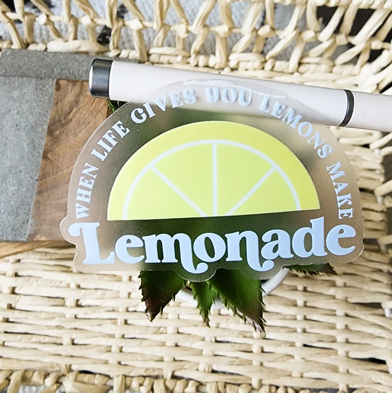 make lemonade sticker