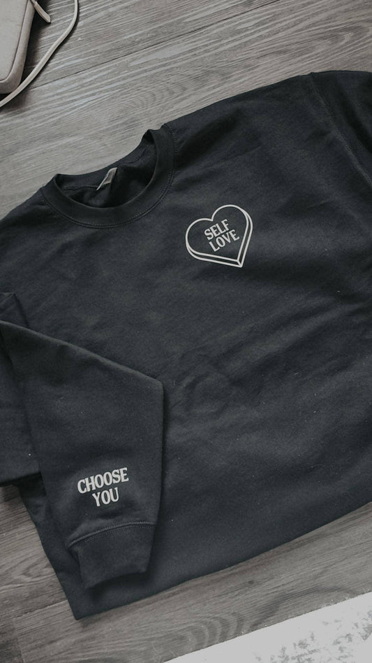 self love crewneck
