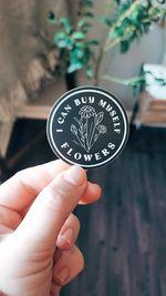 I can buy myself flowers sticker