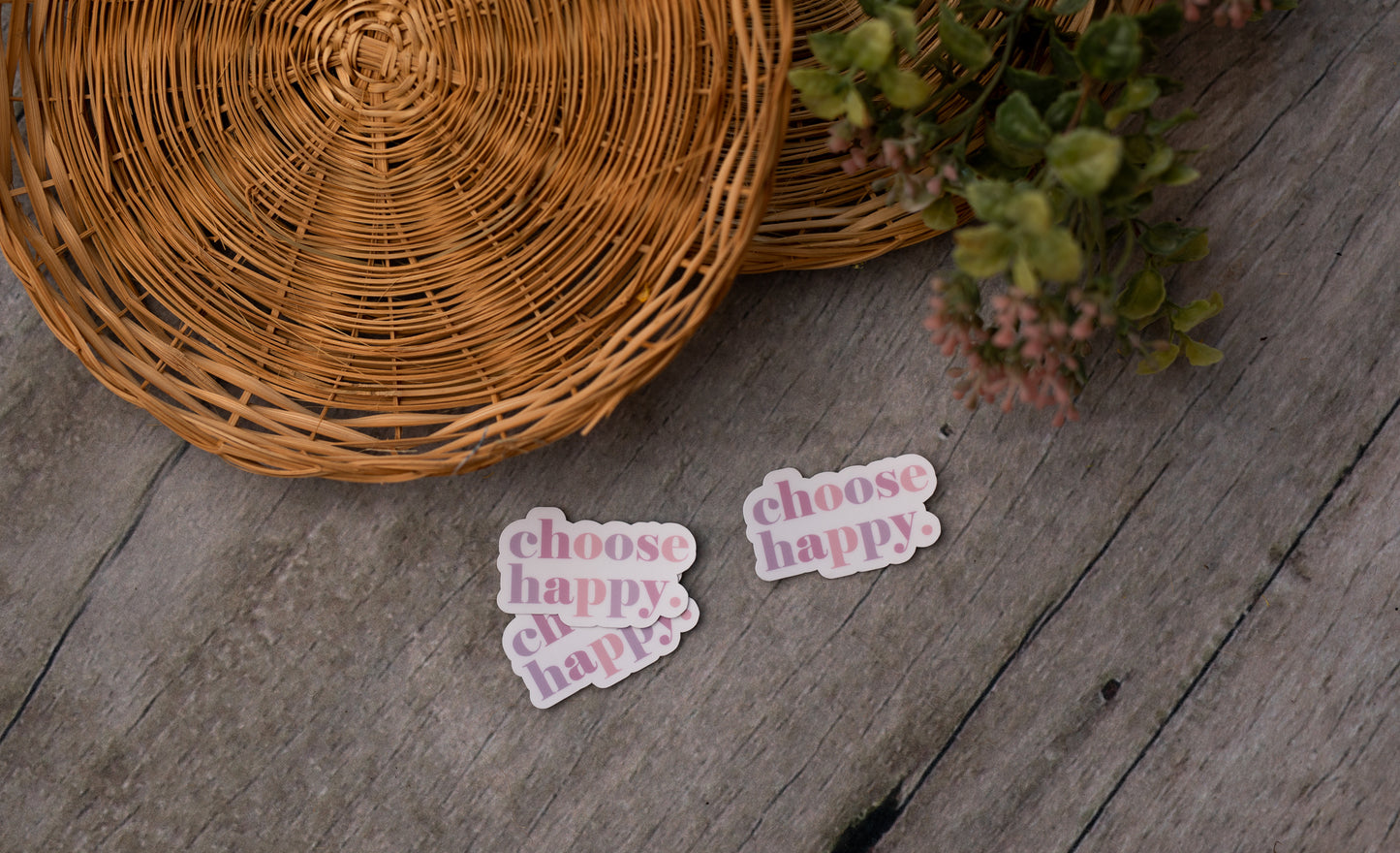 choose happy sticker