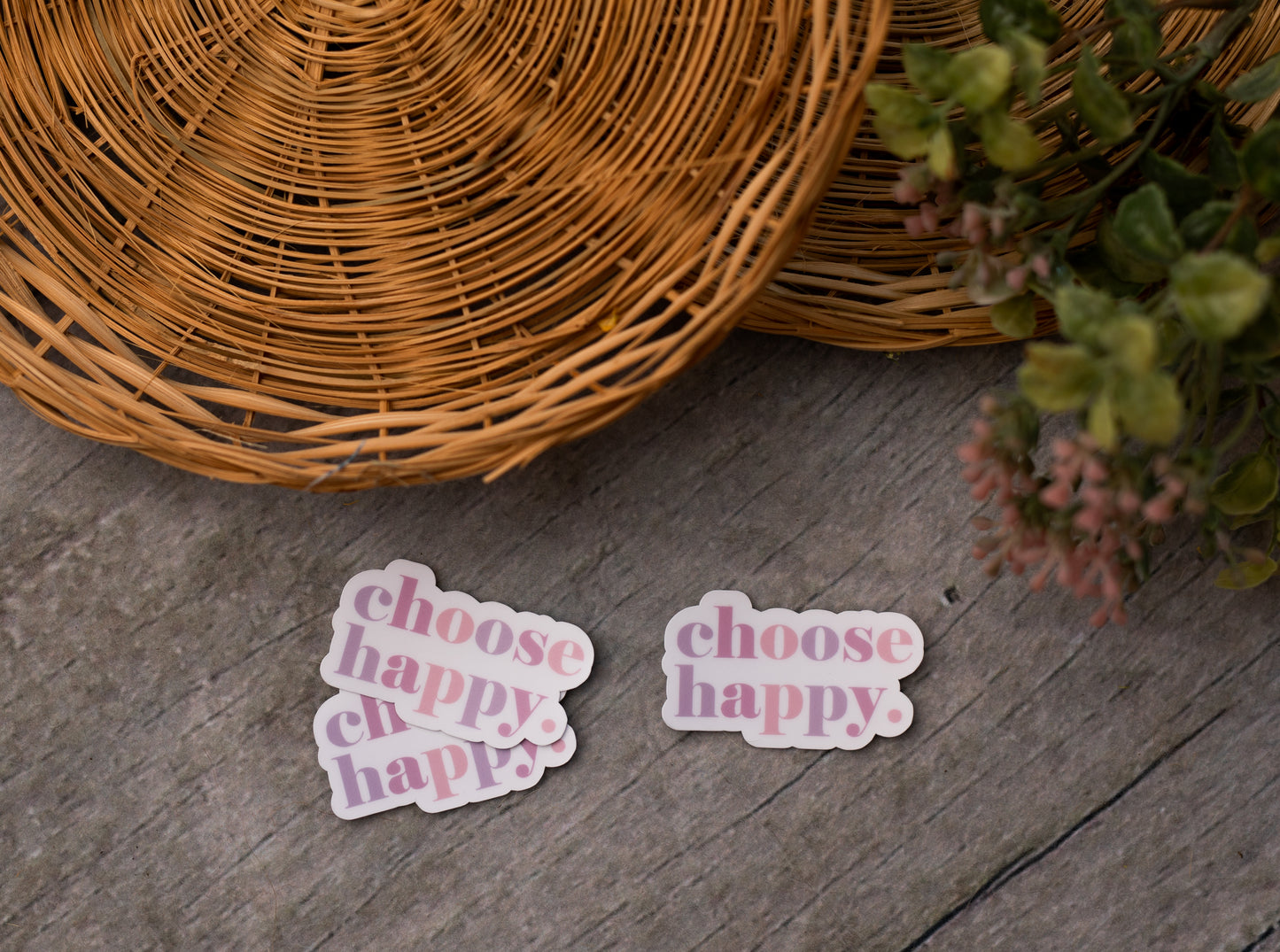 choose happy sticker